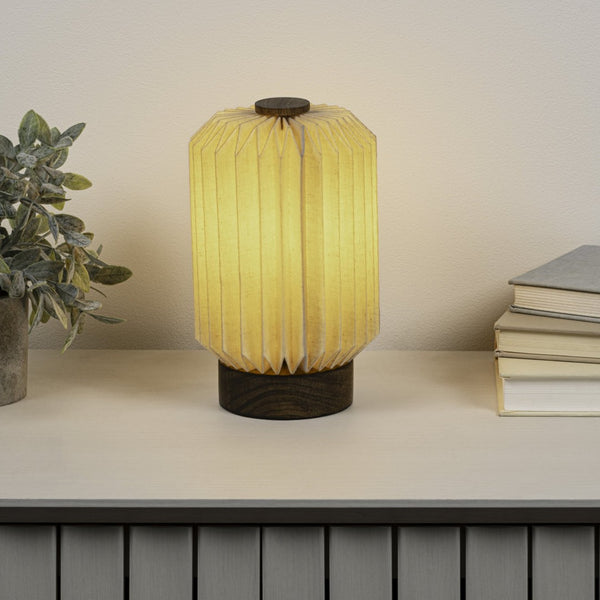 HomeRoots 11" Black Geometric Table Lamp - Modern LED Globe Shade for Stylish, Soft Illumination in Any Room 716189
