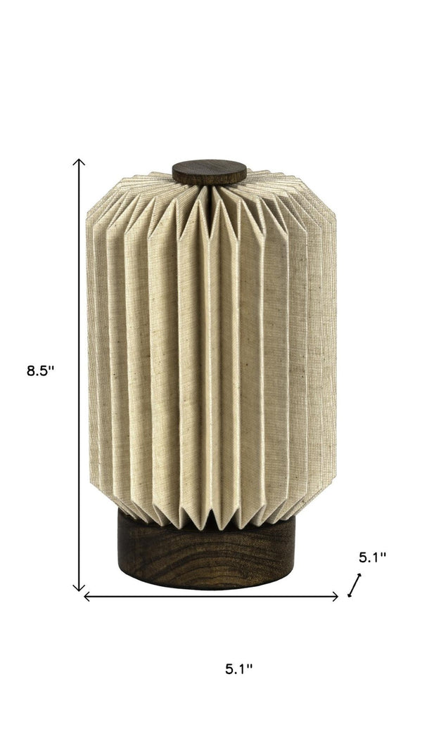 HomeRoots 11" Black Geometric Table Lamp - Modern LED Globe Shade for Stylish, Soft Illumination in Any Room 716189