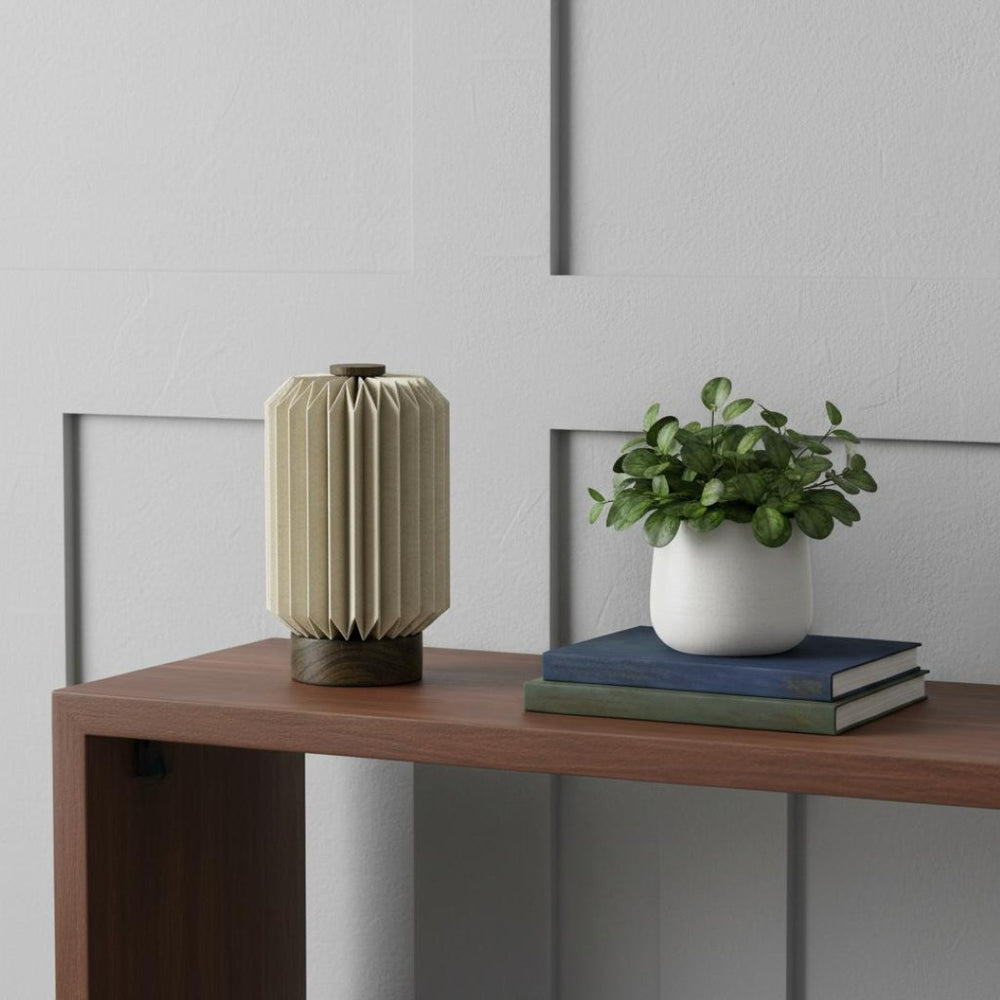 HomeRoots 11" Black Geometric Table Lamp - Modern LED Globe Shade for Stylish, Soft Illumination in Any Room 716189