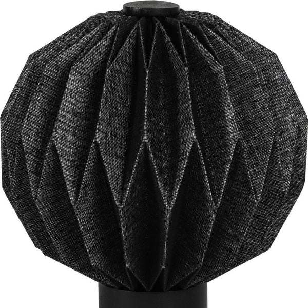 HomeRoots 11" Natural Geometric Table Lamp - Modern LED Globe Shade with Solid Wood Base for Any Room Décor 716190