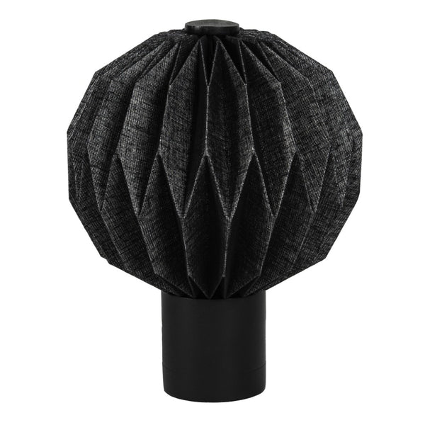 HomeRoots 11" Natural Geometric Table Lamp - Modern LED Globe Shade with Solid Wood Base for Any Room Décor 716190