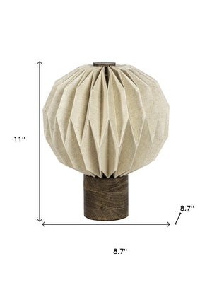 HomeRoots 16" Modern Black Geometric Table Lamp with Cylinder Shade - Stylish LED Lighting for Any Space 716191