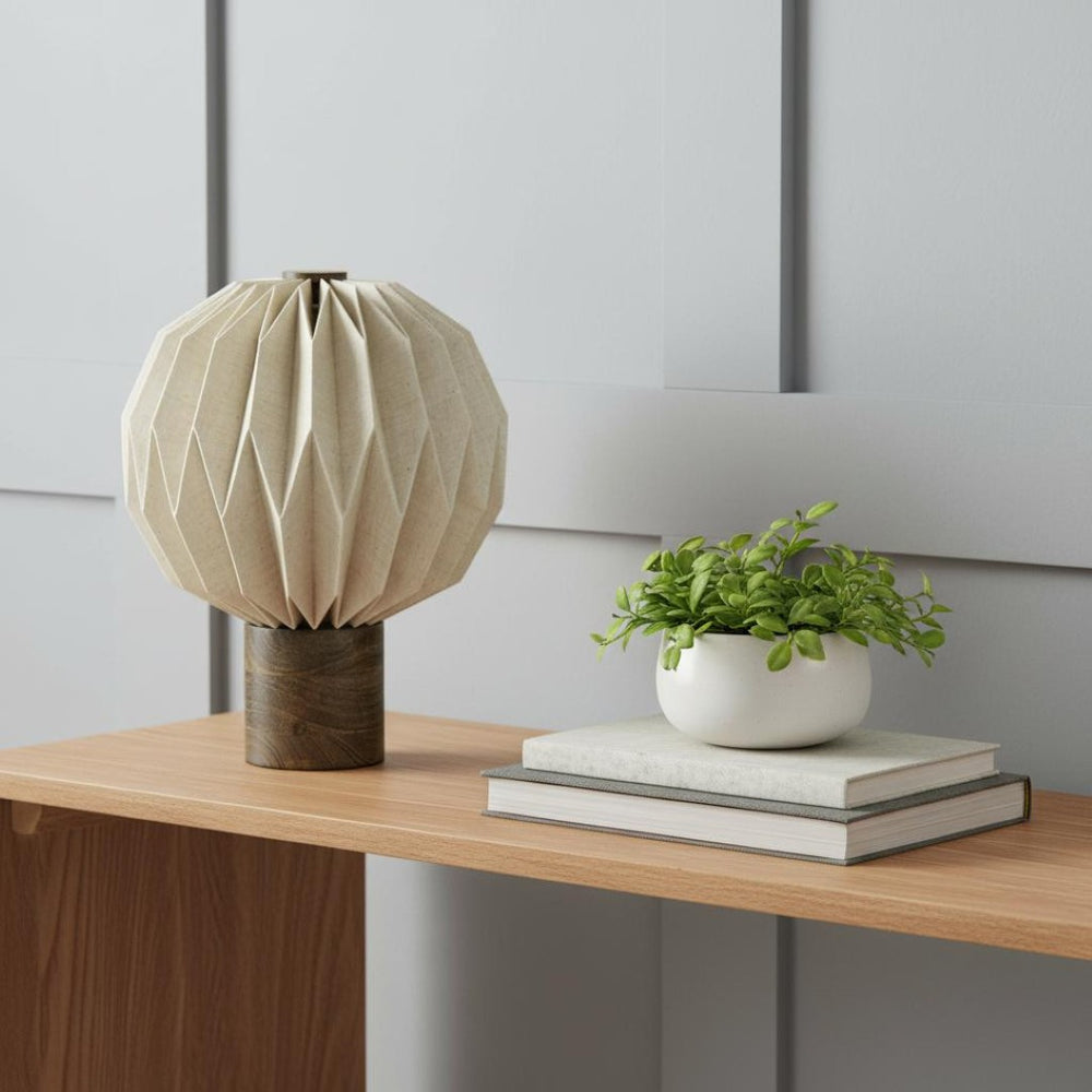 HomeRoots 16" Modern Black Geometric Table Lamp with Cylinder Shade - Stylish LED Lighting for Any Space 716191