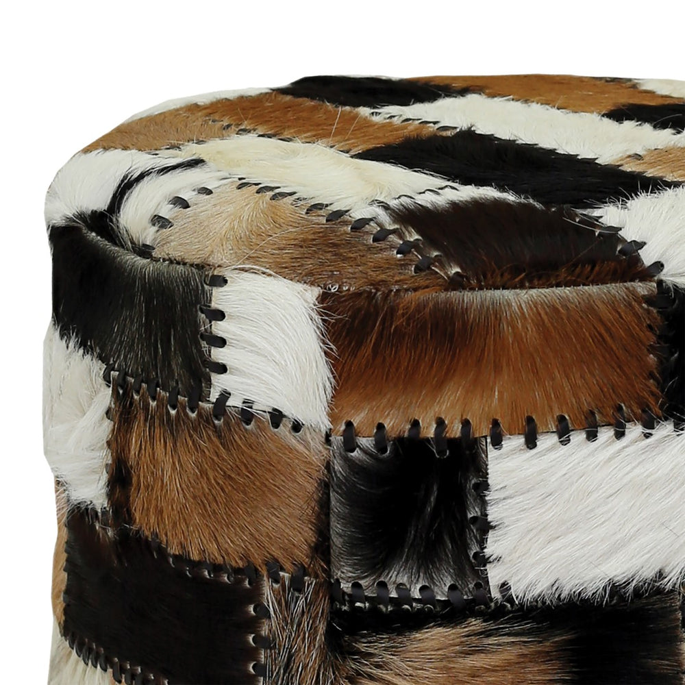 Patchwork Ottoman 7162-089 Elk Home