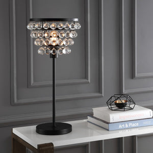 HomeRoots 25" Gold Table Lamp LED - Modern Elegance with Warm Ambient Light for Living Room or Office Décor 716206