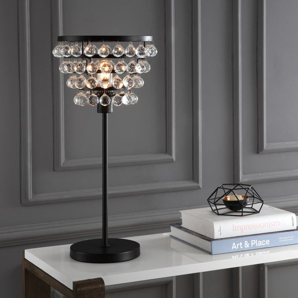 HomeRoots 25" Gold Table Lamp LED - Modern Elegance with Warm Ambient Light for Living Room or Office Décor 716206