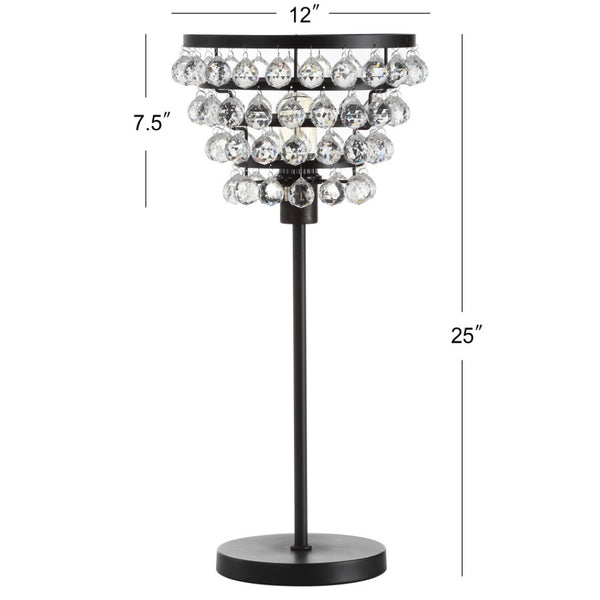 HomeRoots 25" Gold Table Lamp LED - Modern Elegance with Warm Ambient Light for Living Room or Office Décor 716206