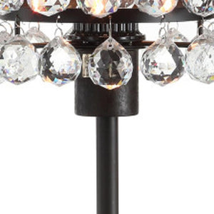 HomeRoots 25" Gold Table Lamp LED - Modern Elegance with Warm Ambient Light for Living Room or Office Décor 716206