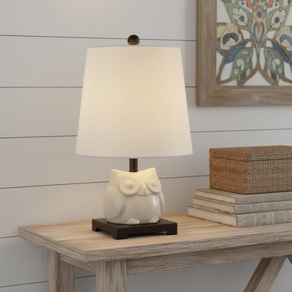 HomeRoots 22" Black Table Lamp - Vintage LED Design with Bell Shade for Cozy Home Decor & Warm Ambiance 716222