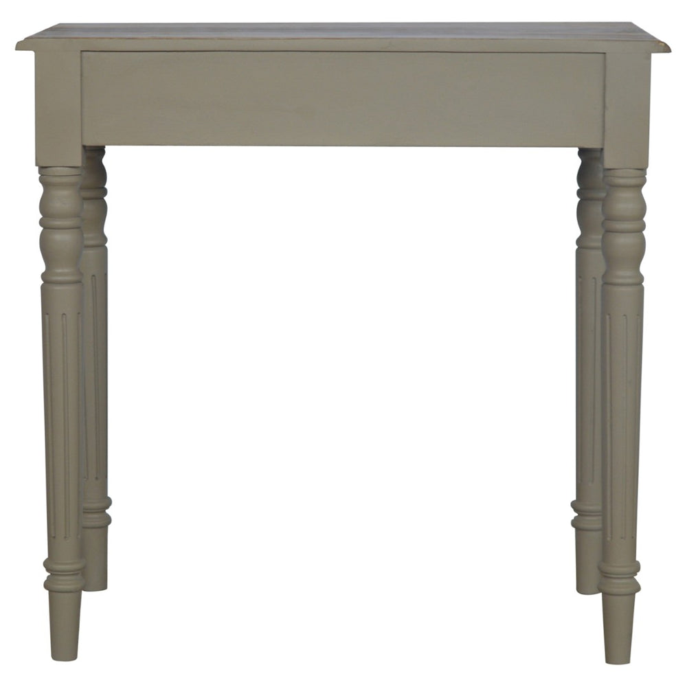 English Elm Solid Wood Handcrafted Writing Desk - Vintage French-Inspired Design With Durable Storage Solutions B182P280765-GIGA