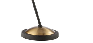 HomeRoots 22" White Table Lamp - Modern LED with Bell Shade, Sturdy Iron Base, & Safe In-Line Switch for Any Room 716223
