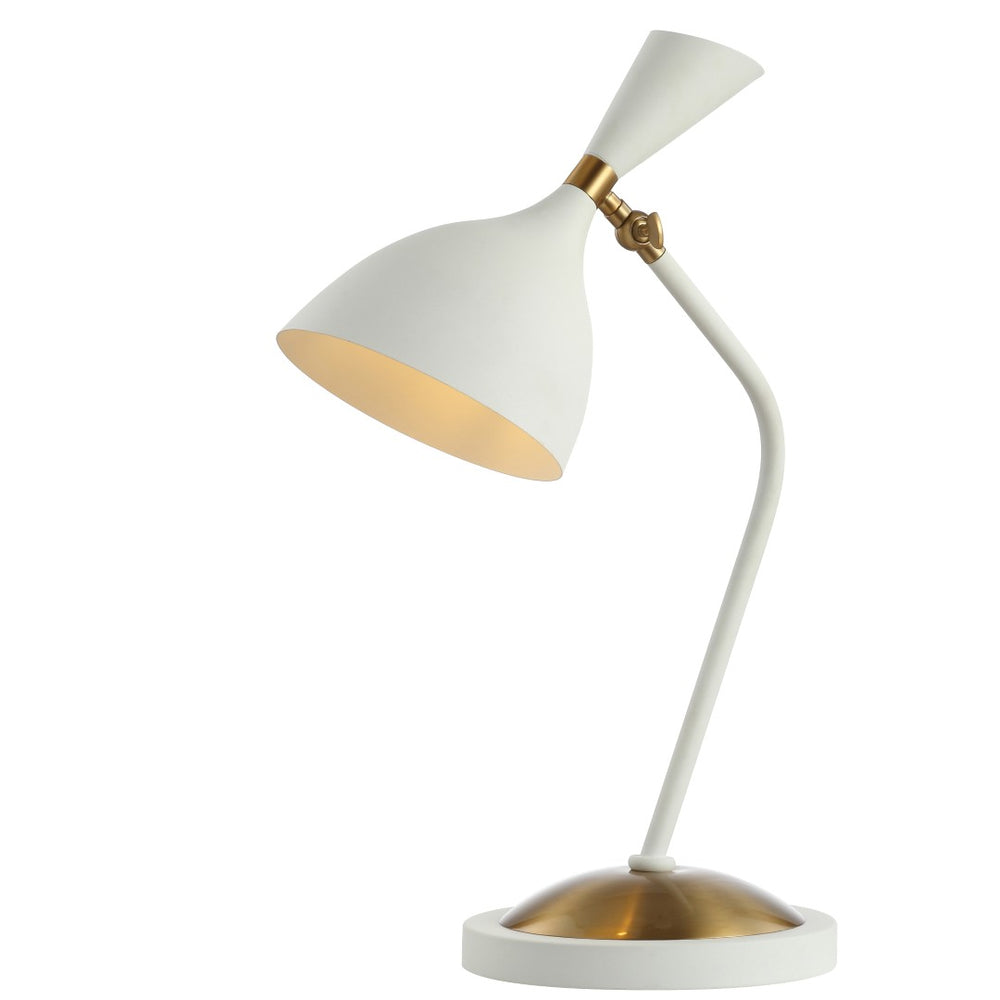 HomeRoots 13" Clear Geometric Table Lamp - Chic Cylinder Shade for Stylish Ambiance in Any Room Decor 716224