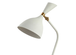 HomeRoots 13" Clear Geometric Table Lamp - Chic Cylinder Shade for Stylish Ambiance in Any Room Decor 716224