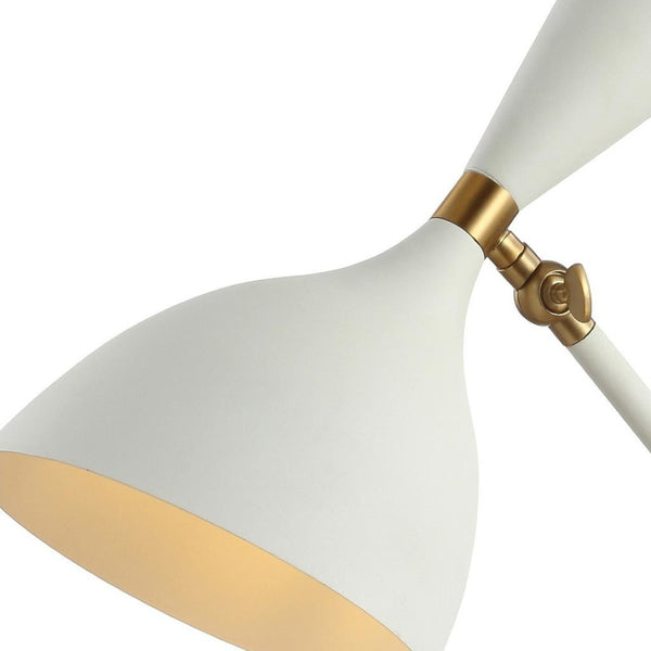 HomeRoots 13" Clear Geometric Table Lamp - Chic Cylinder Shade for Stylish Ambiance in Any Room Decor 716224