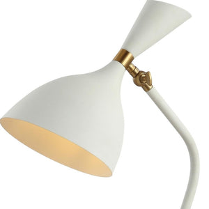HomeRoots 13" Clear Geometric Table Lamp - Chic Cylinder Shade for Stylish Ambiance in Any Room Decor 716224