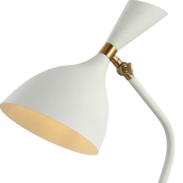 HomeRoots 13" Clear Geometric Table Lamp - Chic Cylinder Shade for Stylish Ambiance in Any Room Decor 716224