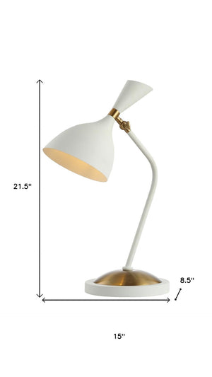 HomeRoots 13" Clear Geometric Table Lamp - Chic Cylinder Shade for Stylish Ambiance in Any Room Decor 716224