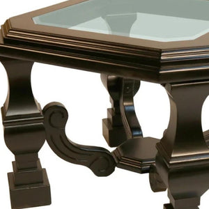 HomeRoots 63" Cream and Black Corduroy Bench - Cozy Industrial Seating for Dining, Entryway & Living Spaces 716238