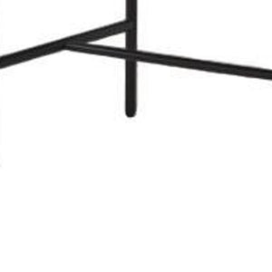 HomeRoots 59" Walnut and Black Solid Wood Dining Bench - Modern Versatile Seating for Home and Entryway Decor 716239