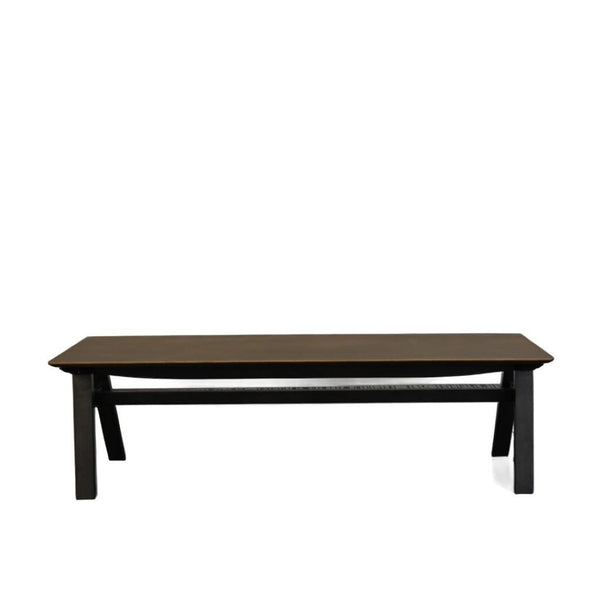 HomeRoots 47" Elegant White Faux Marble & Solid Wood Coffee Table - Modern Design for Timeless Living Spaces 716255