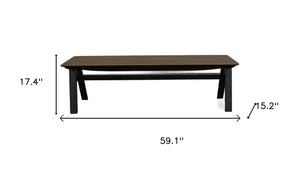 HomeRoots 47" Elegant White Faux Marble & Solid Wood Coffee Table - Modern Design for Timeless Living Spaces 716255