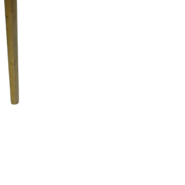 HomeRoots 51" Dark Brown Reclaimed Wood Free Form Console Table - Artisan Pedestal Design for Unique Spaces 716257