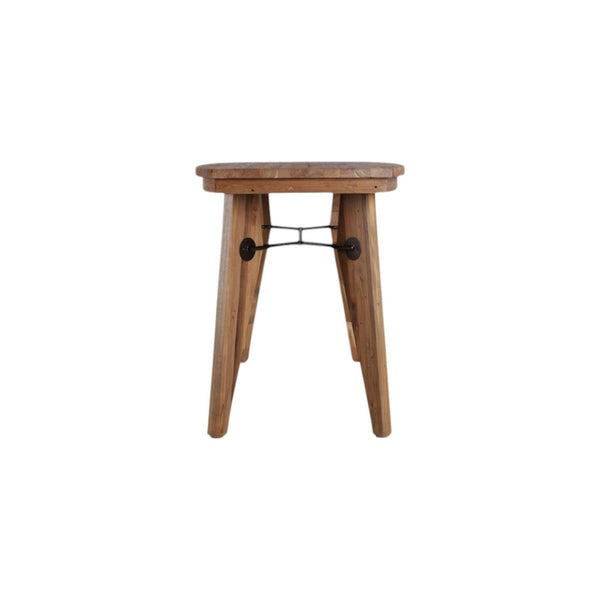 HomeRoots Set of Two Cream & Walnut Mid-Century Modern Wishbone Dining Chairs for Stylish Home Décor 716260