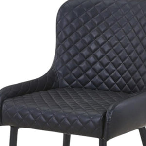 HomeRoots Set of Two Mid-Century Boucle and Wood Dining Side Chairs - Cozy, Versatile, and Stylish Seating 716268