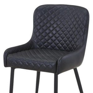 HomeRoots Set of Two Mid-Century Boucle and Wood Dining Side Chairs - Cozy, Versatile, and Stylish Seating 716268