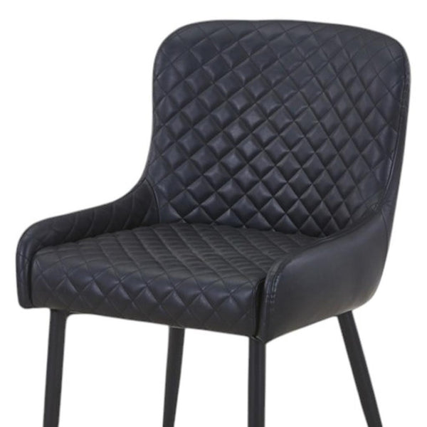HomeRoots Set of Two Mid-Century Boucle and Wood Dining Side Chairs - Cozy, Versatile, and Stylish Seating 716268