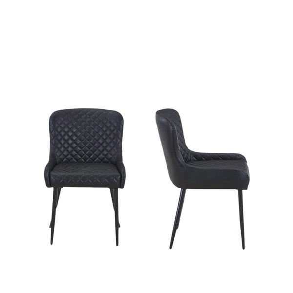 HomeRoots Set of Two Mid-Century Boucle and Wood Dining Side Chairs - Cozy, Versatile, and Stylish Seating 716268