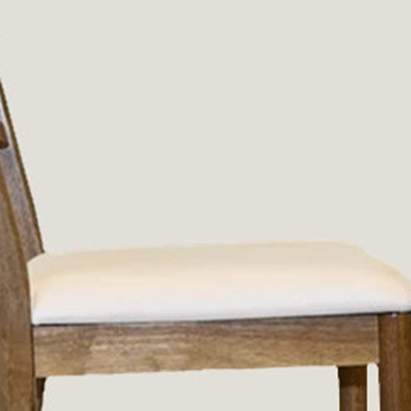 HomeRoots Set of Two Modern Corduroy and Solid Wood Dining Side Chairs for Versatile Home Accent Use 716277
