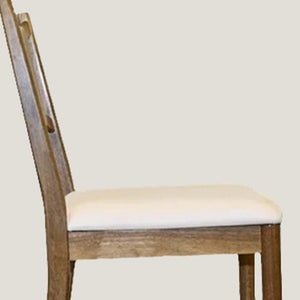 HomeRoots Set of Two Modern Corduroy and Solid Wood Dining Side Chairs for Versatile Home Accent Use 716277
