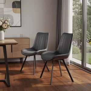 HomeRoots 71" Handcrafted Walnut Solid Wood Dining Table - Modern Versatile Design for Dining & Work Spaces 716279