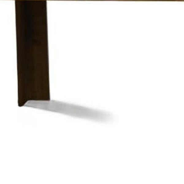 HomeRoots 63" Handcrafted Walnut Solid Wood Dining Table - Modern Design for Dining & Versatile Workspaces 716280