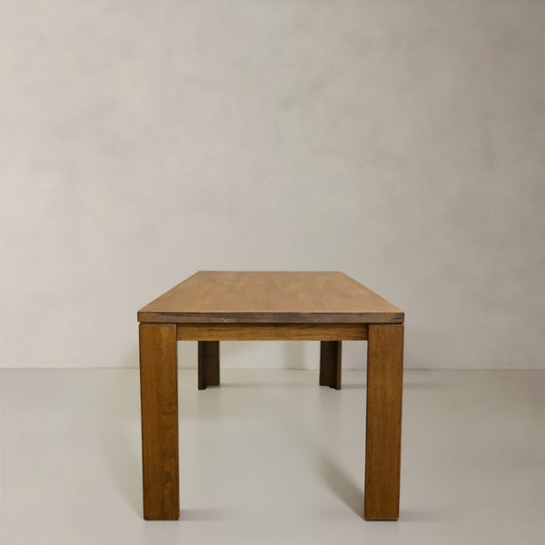 HomeRoots 71" Walnut Solid Wood Trestle Dining Table - Handcrafted Elegance for Dining, Entertaining & Work 716281