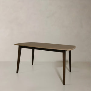 HomeRoots 39" Rustic Reclaimed Wood Round Dining Table with Pedestal Base - Perfect for Cozy Spaces & Versatile Use 716283