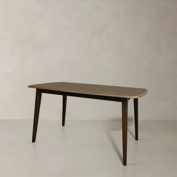 HomeRoots 39" Rustic Reclaimed Wood Round Dining Table with Pedestal Base - Perfect for Cozy Spaces & Versatile Use 716283
