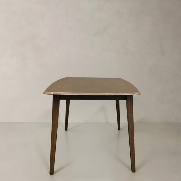 HomeRoots 39" Rustic Reclaimed Wood Round Dining Table with Pedestal Base - Perfect for Cozy Spaces & Versatile Use 716283