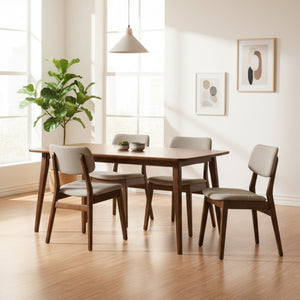 HomeRoots 39" Rustic Reclaimed Wood Round Dining Table with Pedestal Base - Perfect for Cozy Spaces & Versatile Use 716283