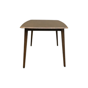 HomeRoots 39" Rustic Reclaimed Wood Round Dining Table with Pedestal Base - Perfect for Cozy Spaces & Versatile Use 716283