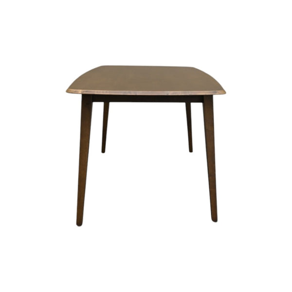 HomeRoots 39" Rustic Reclaimed Wood Round Dining Table with Pedestal Base - Perfect for Cozy Spaces & Versatile Use 716283