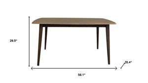 HomeRoots 39" Rustic Reclaimed Wood Round Dining Table with Pedestal Base - Perfect for Cozy Spaces & Versatile Use 716283