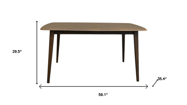 HomeRoots 39" Rustic Reclaimed Wood Round Dining Table with Pedestal Base - Perfect for Cozy Spaces & Versatile Use 716283