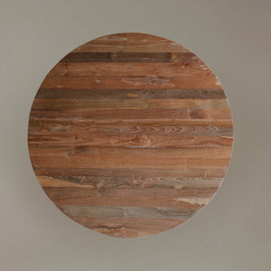 HomeRoots 71" Handcrafted Reclaimed Wood & Rattan Dining Table - Rustic Elegance for Modern Homes, Seats 6 716285