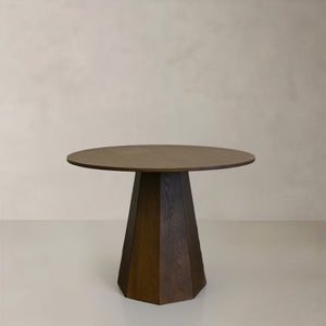 HomeRoots 53" Walnut Wood Trestle Base Dining Table – Stylish, Compact Centerpiece for Dining or Workspaces 716287