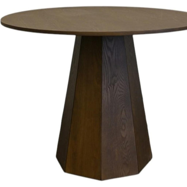 HomeRoots 53" Walnut Wood Trestle Base Dining Table – Stylish, Compact Centerpiece for Dining or Workspaces 716287