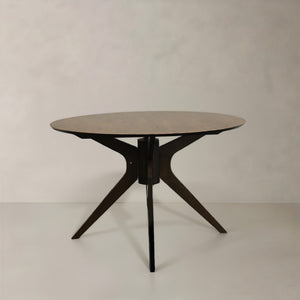 HomeRoots 86" White and Oak Wood Extendable Dining Table with Self-Storing Leaf for Style & Versatility 716295