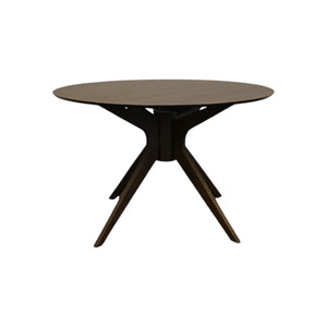 HomeRoots 86" White and Oak Wood Extendable Dining Table with Self-Storing Leaf for Style & Versatility 716295