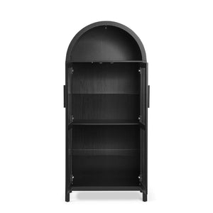 HomeRoots 60" White Wood Accent Cabinet - Stylish Storage Solution with Four Doors for Any Room Decor 716313